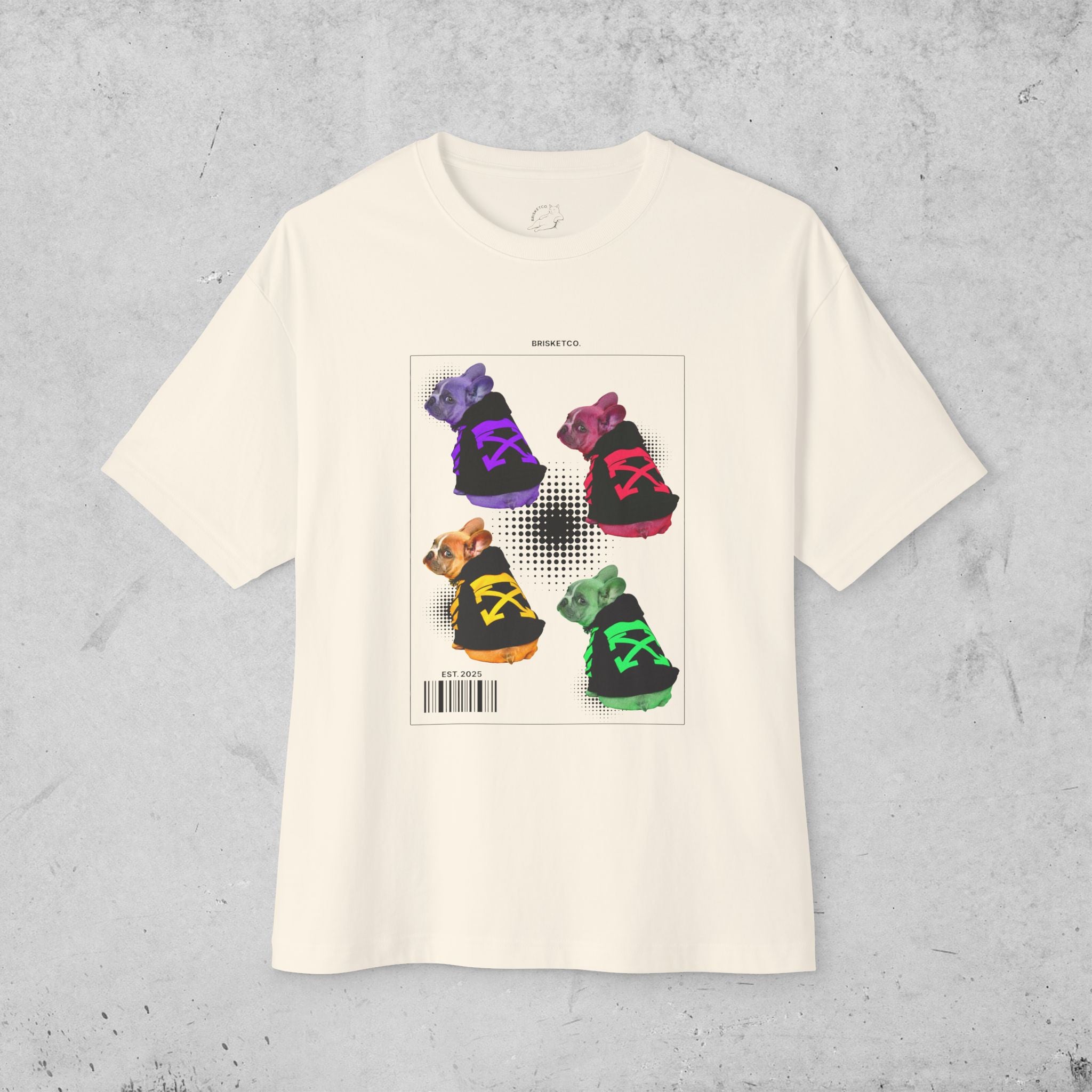 #013 Frenchie Pop Art Tee