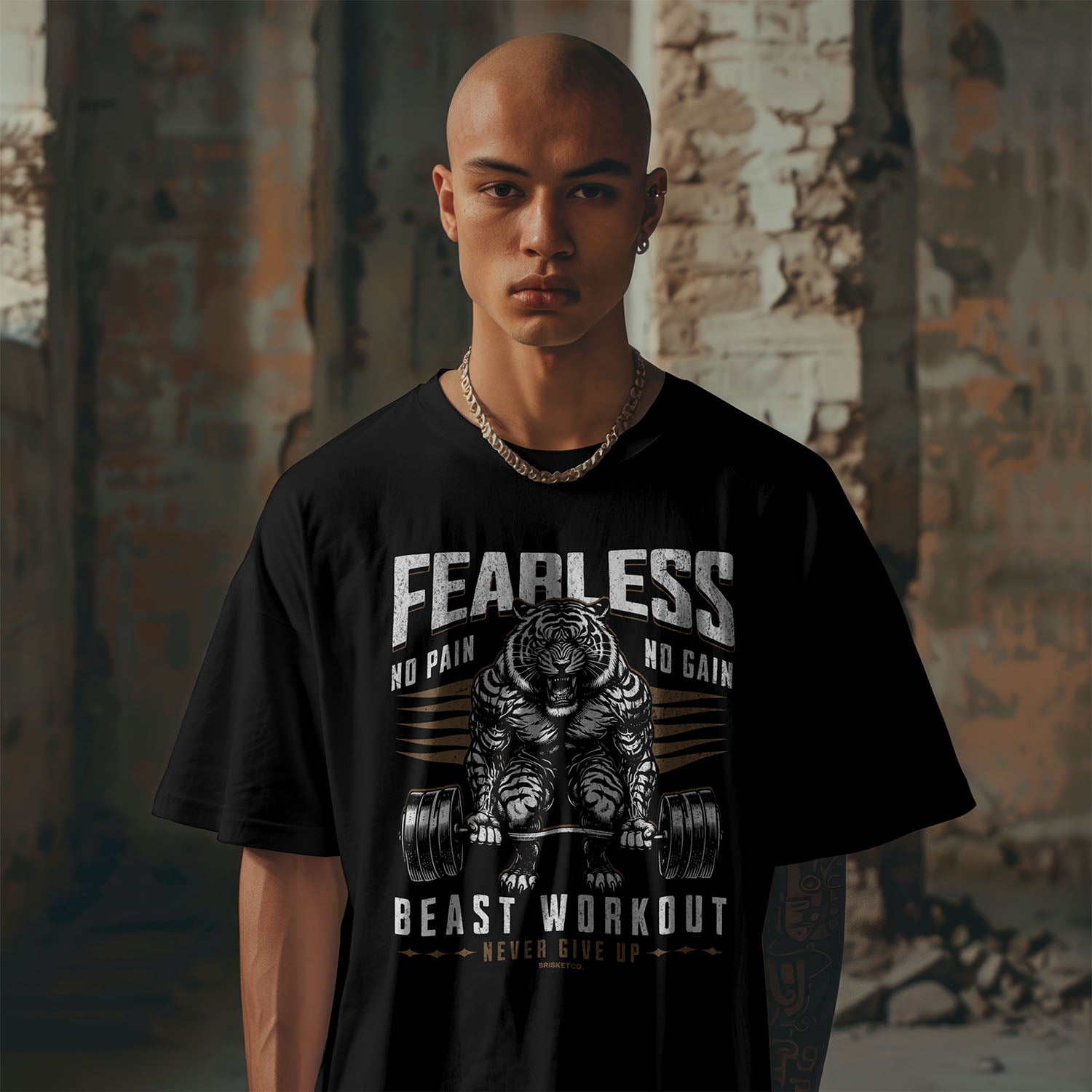 #003 Tiger Weightlifting Tee