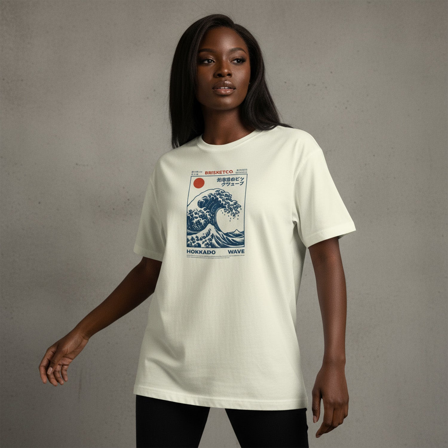 #006 Hokaido Wave Graphic Tee