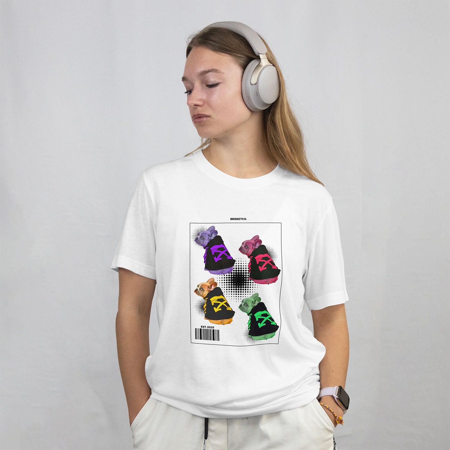 #013 Frenchie Pop Art Tee