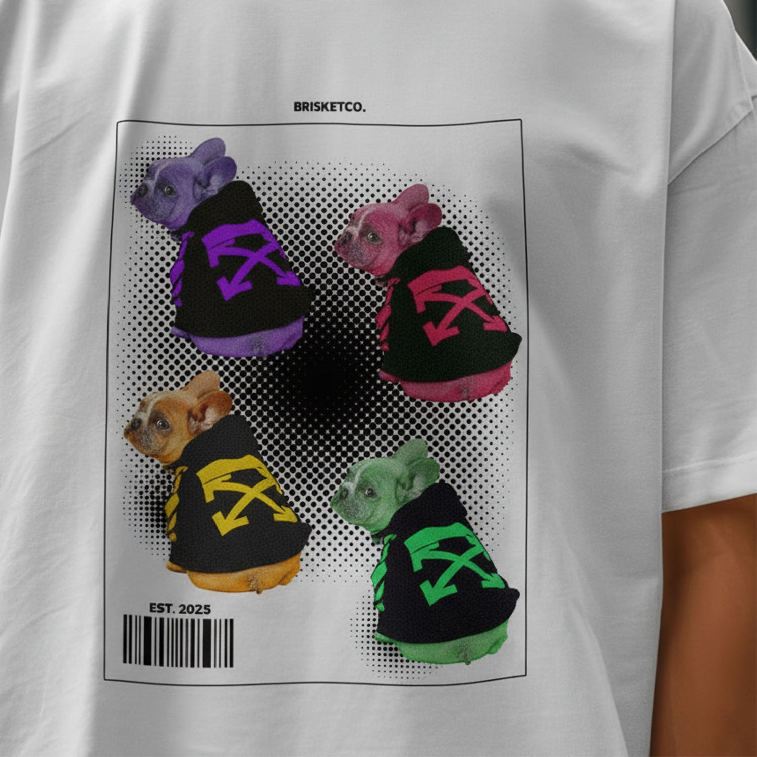 #013 Frenchie Pop Art Tee