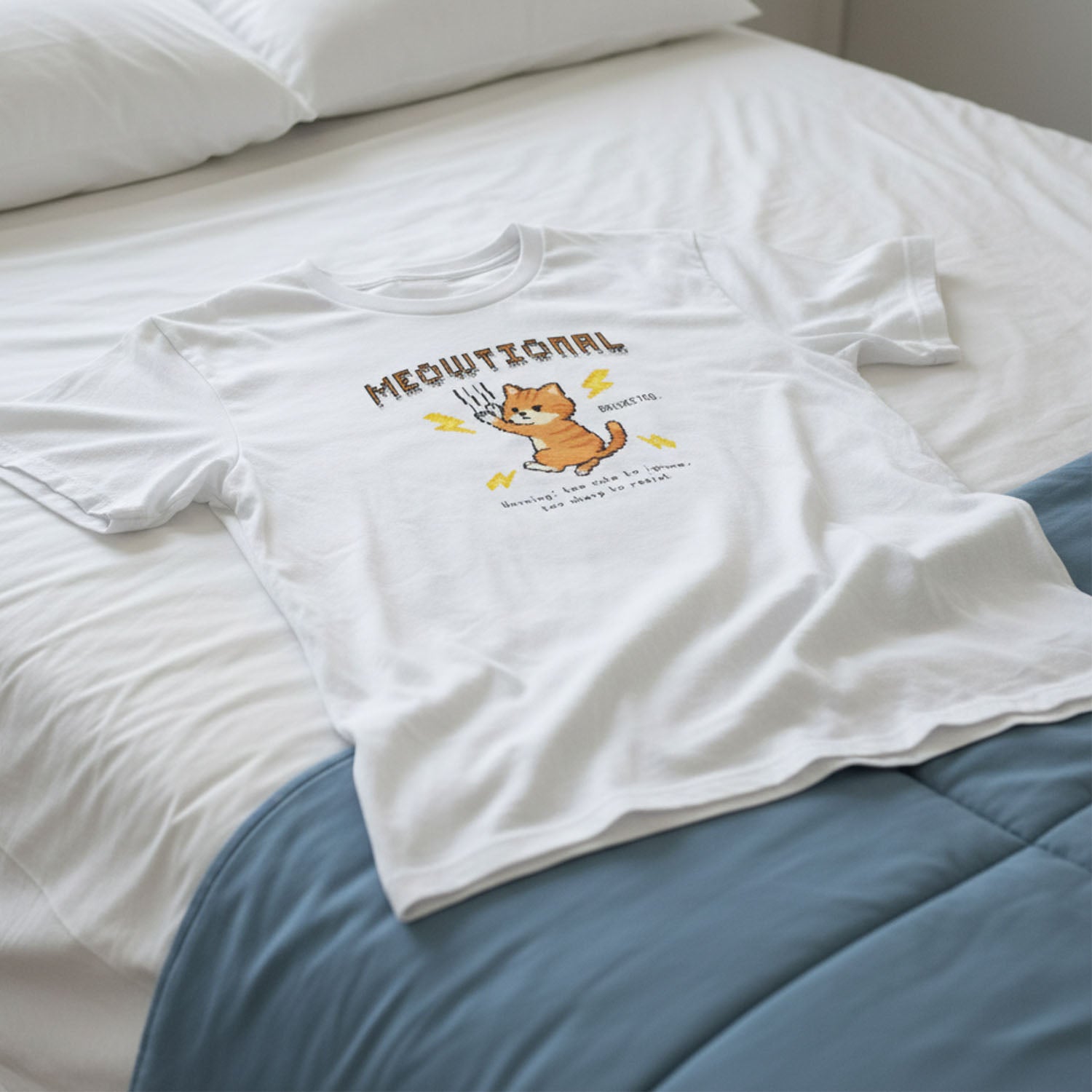 #014 Meowtional Cat Tee