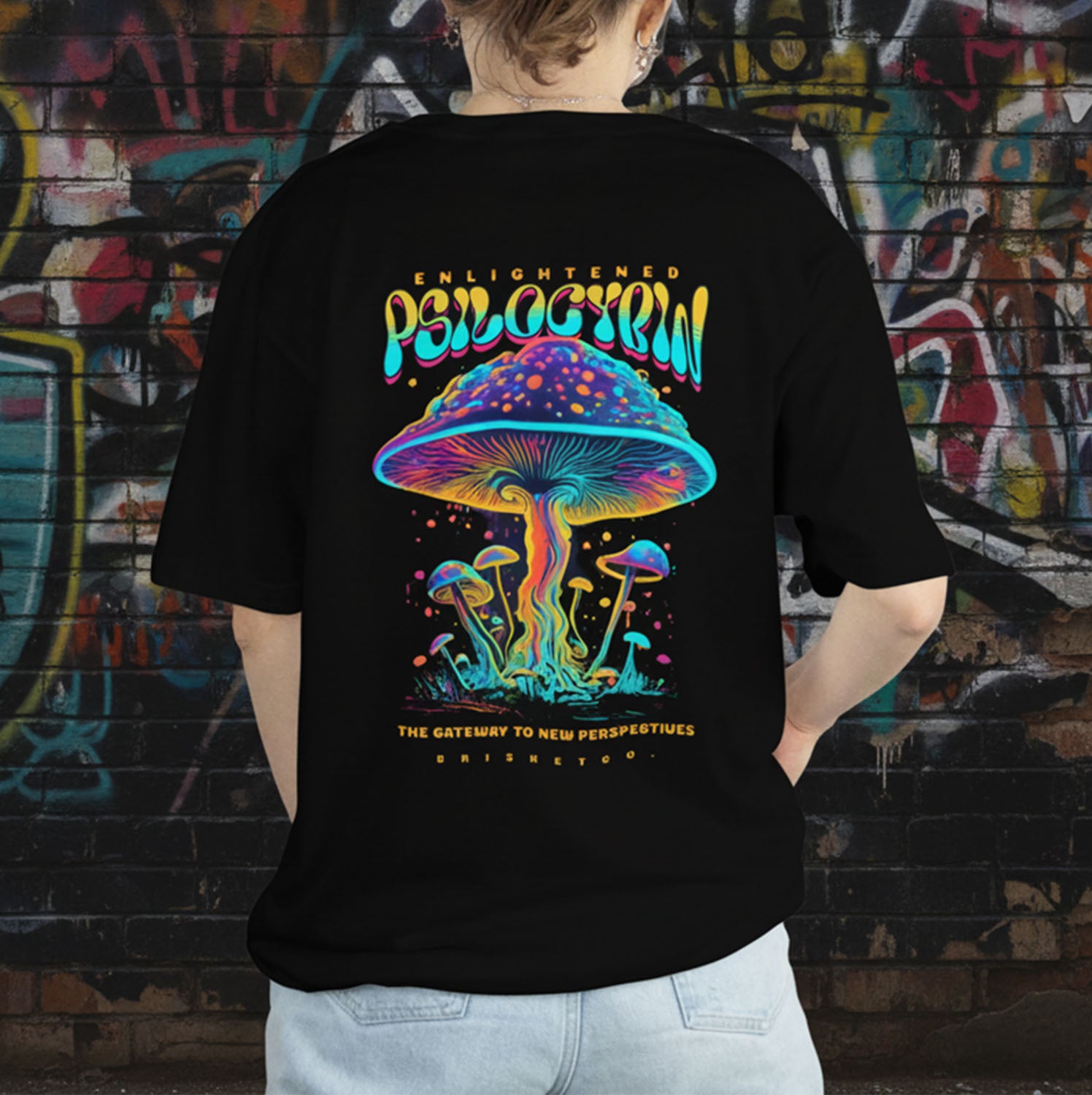 #039 Psychedelic Mushroom Tee