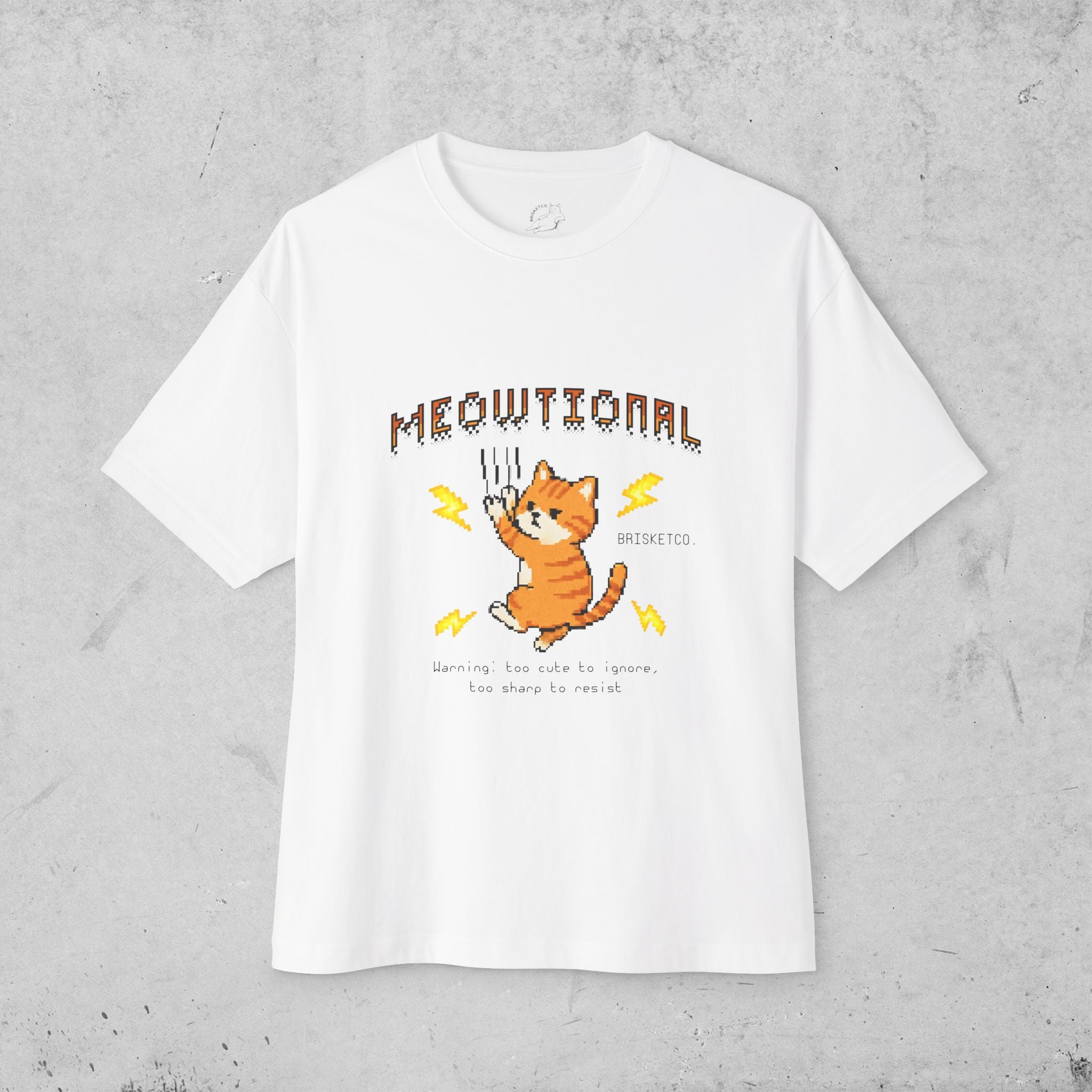 #014 Meowtional Cat Tee