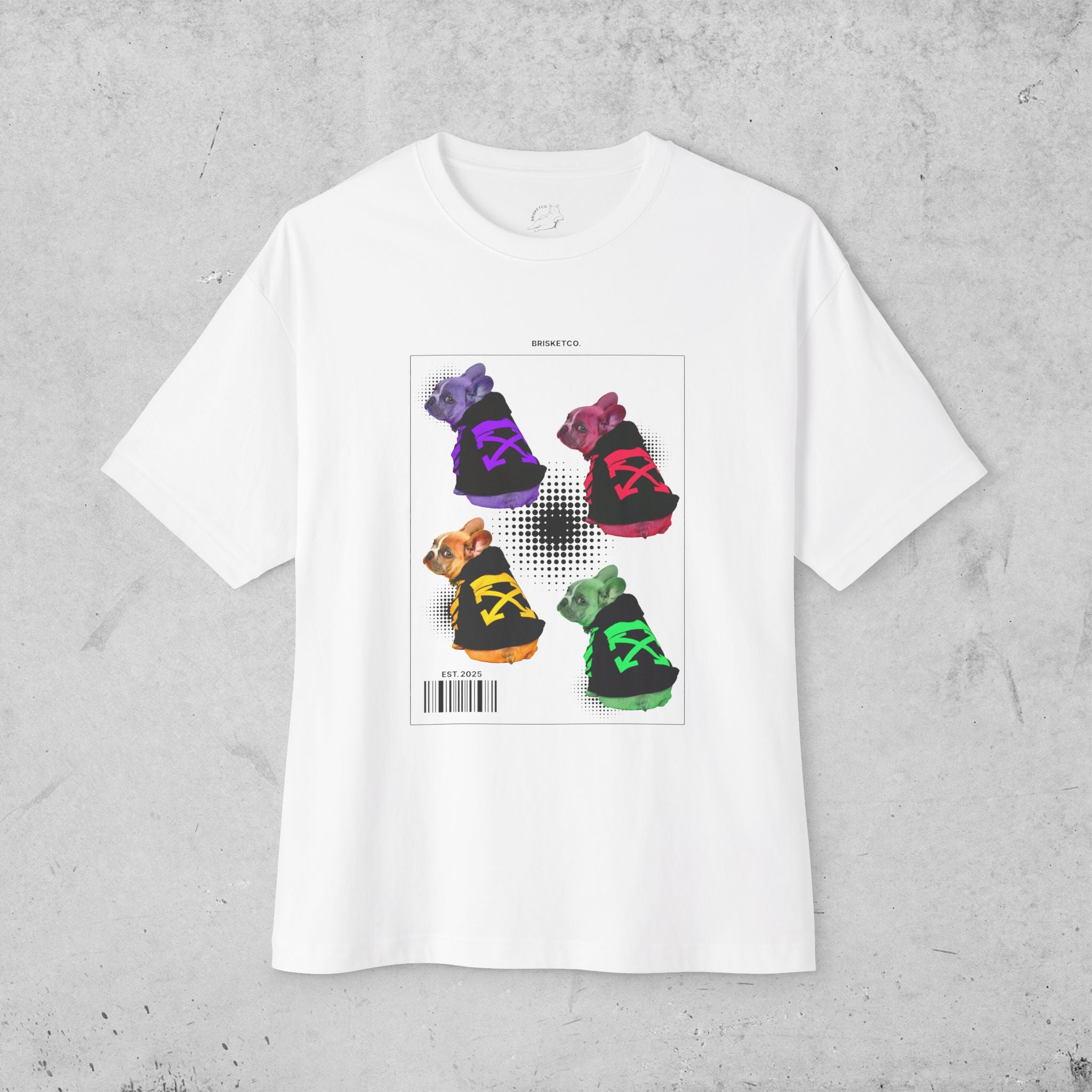 #013 Frenchie Pop Art Tee